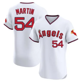 Men's Elite White Trevor Martin Los Angeles Angels Alternate 2 Jersey