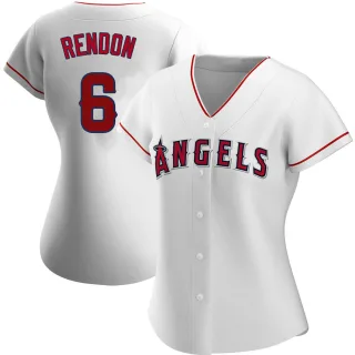 Women's Authentic White Anthony Rendon Los Angeles Angels Home Jersey