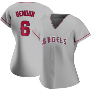 Women's Replica Anthony Rendon Los Angeles Angels Silver Road Jersey
